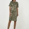 Madam-T ALTEA - Robe De Jour - Ocker Khaki