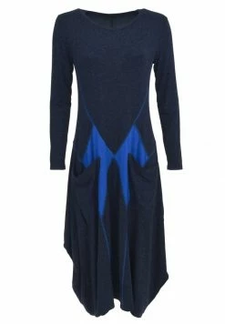 Madam-T GIZELINA - Robe En Jersey - Indigo/ Blau -Madam-T Soldes 2022 750865fcbd35446f80c12bbd54de723a