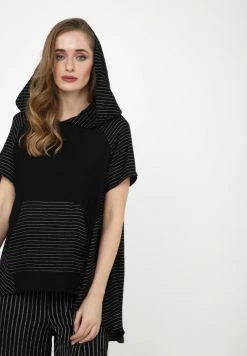 Madam-T KIRA - Tunique - Schwarz/weiß -Madam-T Soldes 2022 754e936ed4b9481aa62a59c9ea49ccca