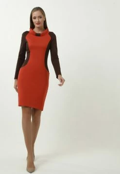 Madam-T PRIMADONNA - Robe Fourreau - Braun Terrakotta 7 Madam-T PRIMADONNA - Robe Fourreau - Braun Terrakotta -Madam-T Soldes 2022 75789a2ce26149f5a1d09a1525821a0b