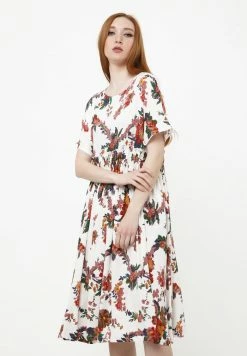 Madam-T OFELIA - Robe De Jour - Beige, Grün