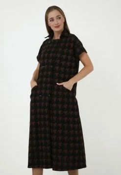 Madam-T ITELIA - Robe En Jersey - Schwarz, Rot -Madam-T Soldes 2022 75bdeea153744d4c8cdc06bf58d41e59