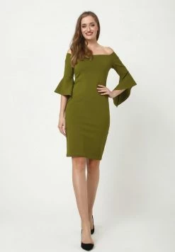 Madam-T SABINA - Robe En Jersey - Khakifarben -Madam-T Soldes 2022 76d3a2d9e6cf422bbb695ab9ec85eaa1