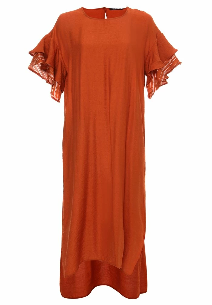 Madam-T SATINESSA - Robe Longue - Ingwer 8 Madam-T SATINESSA - Robe Longue - Ingwer – Image 8