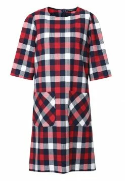 Madam-T Robe De Jour - Blau Weiss -Madam-T Soldes 2022 76f355f7b1204b2baa4870f3e581d816