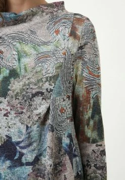 Madam-T KLEID TIANA - Robe De Jour - Beige/ Blau -Madam-T Soldes 2022 773dcc9953fe44f28206f47aa62d5e45