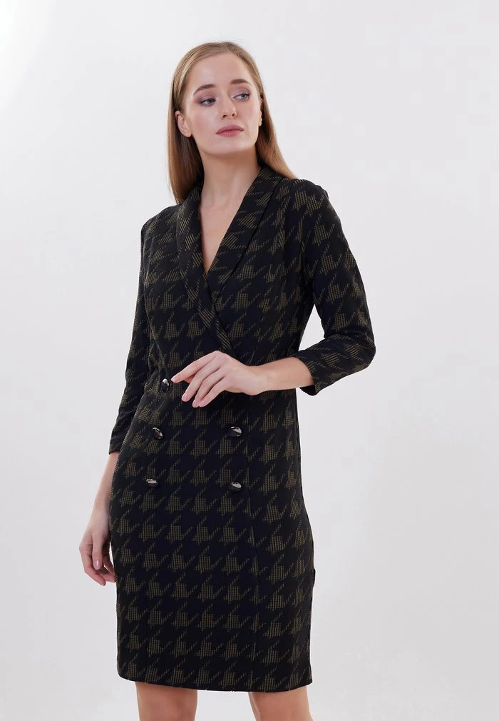 Madam-T KONTATA - Robe Fourreau - Blake/khaki 4 Madam-T KONTATA - Robe Fourreau - Blake/khaki – Image 4