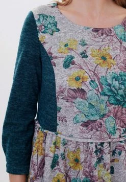 Madam-T SHARLIS - Robe De Jour - Grün Gold/grün -Madam-T Soldes 2022 77a7bae6f0bf47e689286d31c69d3d59