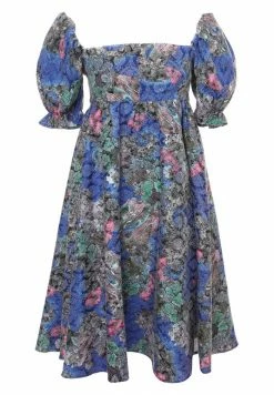 Madam-T Robe De Jour - Kornblume Blau, Rosa -Madam-T Soldes 2022 77c44943e2a34c81a64a4188701fffb0