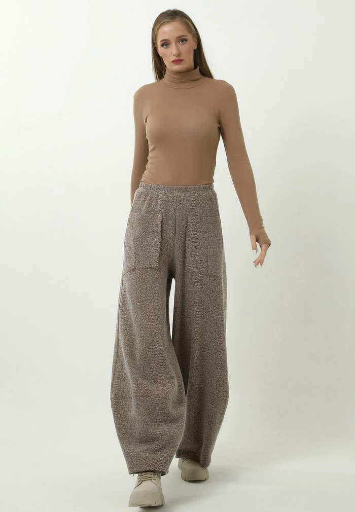 Madam-T CABULA - Pantalon Classique - Beige 2 Madam-T CABULA - Pantalon Classique - Beige – Image 2