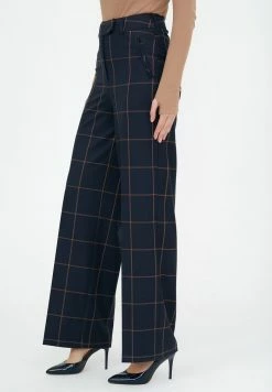 Madam-T Pantalon Classique - Blue Brown 13 Madam-T Pantalon Classique - Blue Brown -Madam-T Soldes 2022 78bc18928e3044a69d956b64a22d8bc3