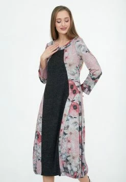 Madam-T ROSHELE - Robe De Jour - Hellgrün/rosa -Madam-T Soldes 2022 79803be63a1d42b19b5d39857877d520
