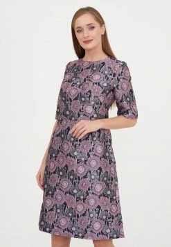 Madam-T SANATA - Robe De Jour - Blau Lila -Madam-T Soldes 2022 7a3ae6aca8f046fa82801e98e898a06a