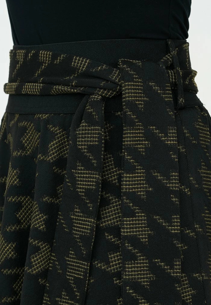 Madam-T ROCK RITA - Jupe Longue - Black/khaki 9 Madam-T ROCK RITA - Jupe Longue - Black/khaki – Image 9