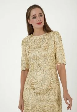 Madam-T TROPICANA - Robe De Soirée - Goldrute -Madam-T Soldes 2022 7a94840eb7ff43d1b554f874ea829a6e