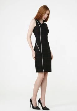 Madam-T KALETA - Robe Fourreau - Grün Schwarz 10 Madam-T KALETA - Robe Fourreau - Grün Schwarz -Madam-T Soldes 2022 7b21efcb86654898aeb92a42b6950462