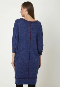 Madam-T Robe De Jour - Indigo -Madam-T Soldes 2022 7b6cb64f4c9c4625a6abedaa4d45250a