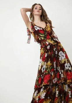 Madam-T Robe Longue - Wein Rot, Rot -Madam-T Soldes 2022 7b6e24a7cd57471a9ac2634279f71da3