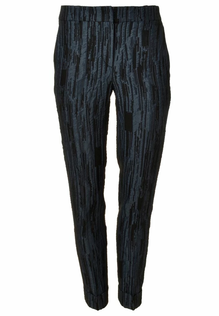Madam-T MARIO - Pantalon Classique - Schwarz/blau 9 Madam-T MARIO - Pantalon Classique - Schwarz/blau – Image 9