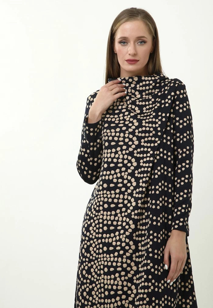 Madam-T KLEID LILUNA - Robe De Jour - Blau, Creme 5 Madam-T KLEID LILUNA - Robe De Jour - Blau, Creme – Image 5