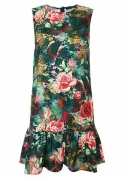 Madam-T GAISA - Robe De Jour - Grün, Koralle -Madam-T Soldes 2022 7c05bb74ac4b43709cdead110d271cda