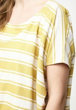 Madam-T SHARON - T-shirt Imprimé - Senf, Weiß -Madam-T Soldes 2022 7c40ab991ddb45b89f2b2f8aa12241e8