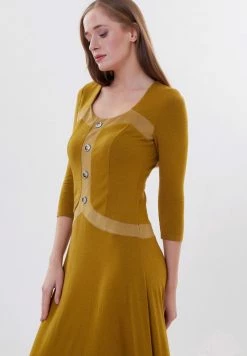 Madam-T Robe Longue - Light Brown -Madam-T Soldes 2022 7cb300426b42479a8be9a878948e618e