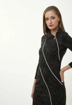 Madam-T MODERN - Robe Fourreau - Grau Weinrot -Madam-T Soldes 2022 7cd5c8e3c4a04d3f8f9e7324b82a230f