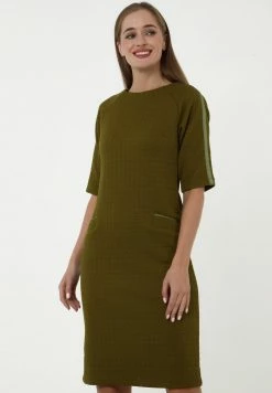 Madam-T KLE IZMIRA - Robe Fourreau - Khakifarben