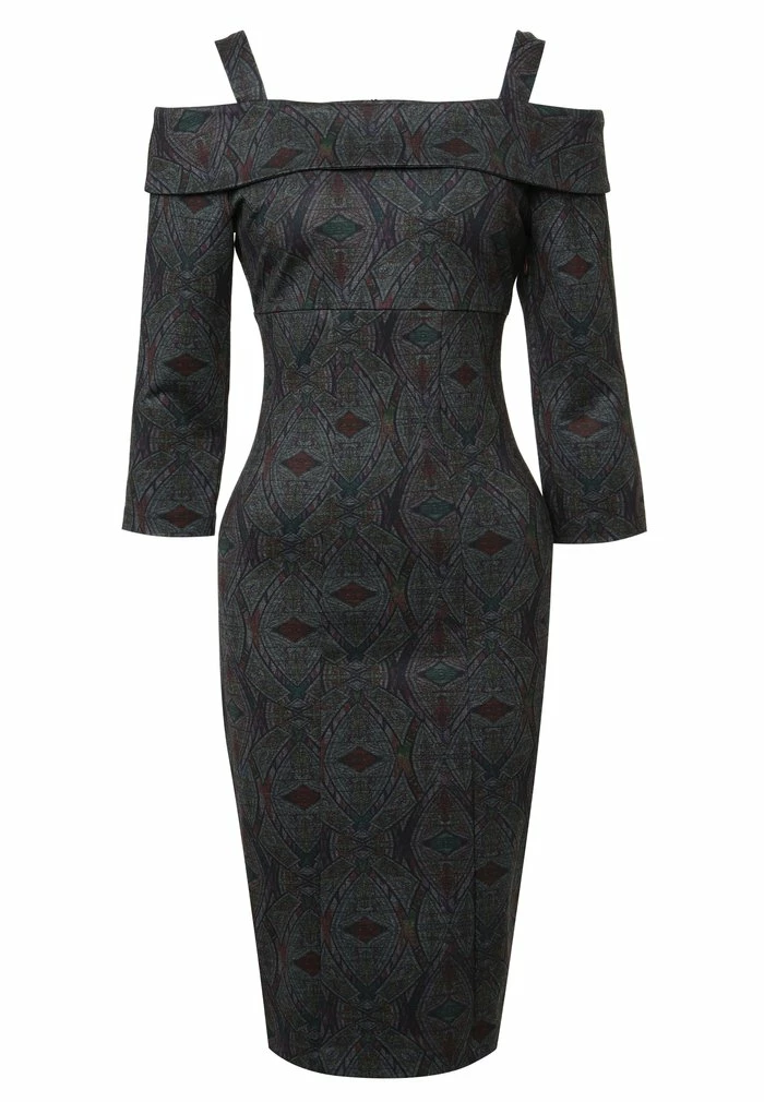 Madam-T ALTOONA - Robe De Soirée - Wein Rot/ Grün 7 Madam-T ALTOONA - Robe De Soirée - Wein Rot/ Grün – Image 7