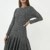 Madam-T SAMARA - Robe Pull - Grau, Silbrig
