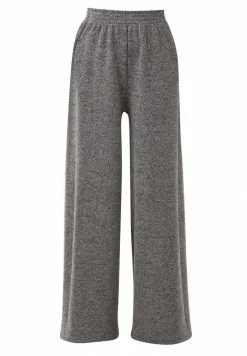 Madam-T NOVARA - Pantalon Classique - Schwarz/ Lila -Madam-T Soldes 2022 7d9151beaba14964a79b5f4b0a9d1a00