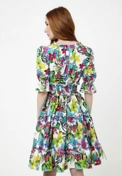 Madam-T Robe De Jour - Weiß, Hellblau 7 Madam-T Robe De Jour - Weiß, Hellblau -Madam-T Soldes 2022 7da5bef3152e41e4aaafaa78728175fa