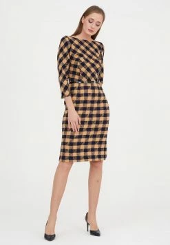 Madam-T MUARA - Robe Fourreau - Beige/blau 14 Madam-T MUARA - Robe Fourreau - Beige/blau -Madam-T Soldes 2022 7e3ad7f5592f4d94bb3d73cc4b9d2a6f