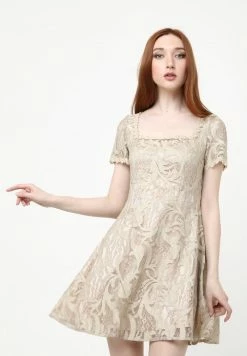 Madam-T AGAVA - Robe De Soirée - Beige 10 Madam-T AGAVA - Robe De Soirée - Beige -Madam-T Soldes 2022 7e3c6fa954604646a26ab51694d481f1