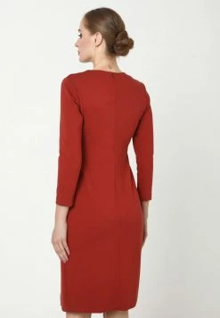 Madam-T LAIMA - Robe Fourreau - Terrakotta, Pfirsich -Madam-T Soldes 2022 7e4423a96ebb45f99ce24ffd21422403