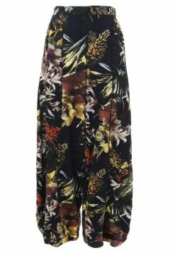 Madam-T Pantalon Classique - Blau, Gelb -Madam-T Soldes 2022 7e499a32bfed4daaa81f3e4e63220fbf