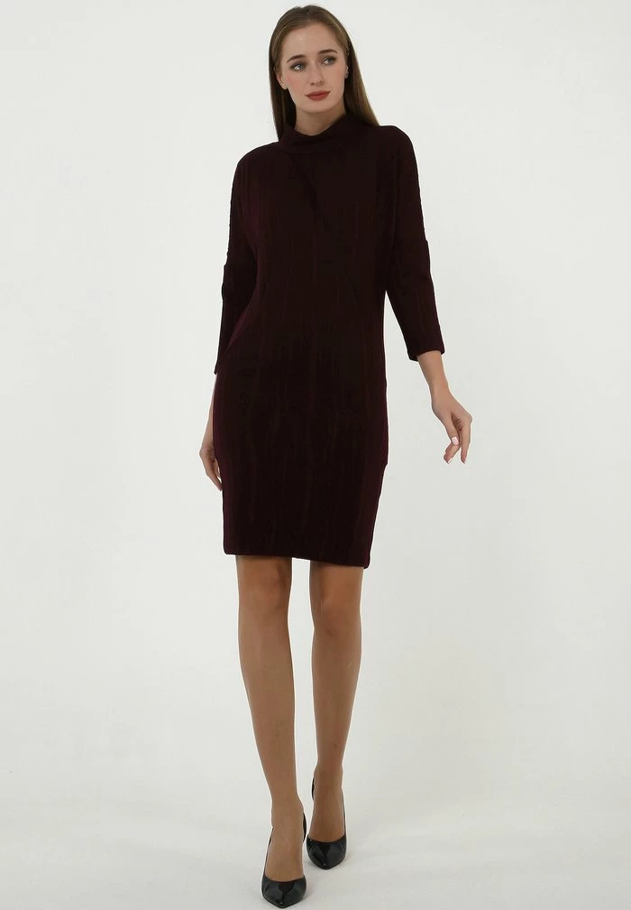 Madam-T MIKADA - Robe Fourreau - Pflaume 7 Madam-T MIKADA - Robe Fourreau - Pflaume – Image 7