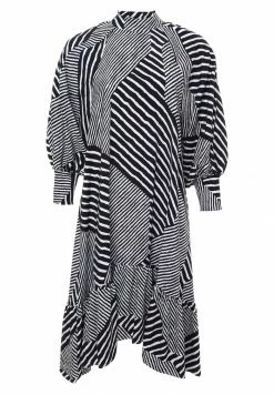 Madam-T Robe De Jour - Blau Weiß -Madam-T Soldes 2022 7ed6a26e3ba44a7d8acc782d77bd45b6