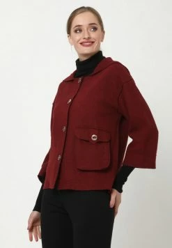 Madam-T PIRA - Gilet - Weinrot -Madam-T Soldes 2022 7edef58665064378916f6eaa3ca9b38c