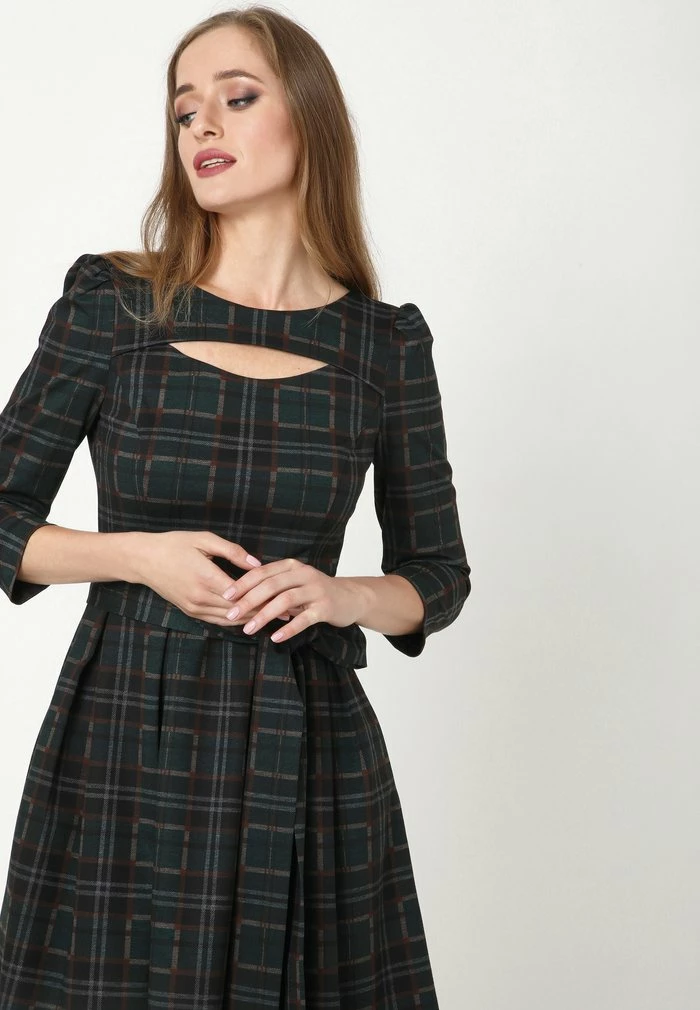 Madam-T JERSEYKLEID AGADA - Robe En Jersey - Schwarz Grün 6 Madam-T JERSEYKLEID AGADA - Robe En Jersey - Schwarz Grün – Image 6