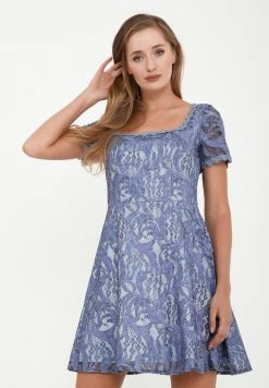 Madam-T Robe De Soirée - Indigo -Madam-T Soldes 2022 7f12867210044ca8a49d7d32d29b0ee1