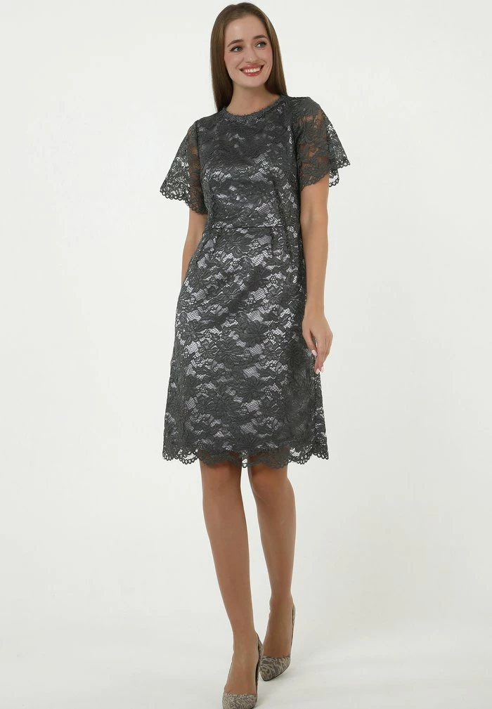 Madam-T HERMIDA - Robe De Soirée - Grau 2 Madam-T HERMIDA - Robe De Soirée - Grau – Image 2