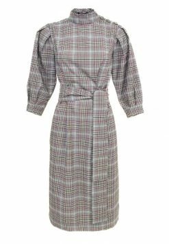 Madam-T MARENA - Robe De Jour - Grünes Leder/ Olegine Rot -Madam-T Soldes 2022 7f25b74bb4074980b8b9abd3b4480af8