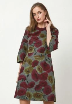 Madam-T VIRGINIE - Robe De Jour - Grau, Senf