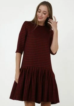 Madam-T OTILIANA - Robe De Jour - Kastanienbraun