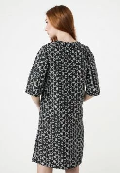 Madam-T MILANIA - Robe De Jour - Schwarz-weiss -Madam-T Soldes 2022 7f68689de3424433aeaba7763fecafc9