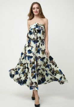 Madam-T Robe De Jour - Gelb, Indigo