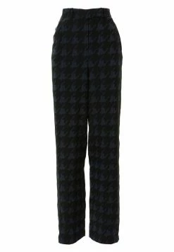 Madam-T MARIL - Pantalon Classique - Schwarz/blau -Madam-T Soldes 2022 80ab74a0d81249a082ec6e8ab903c27c