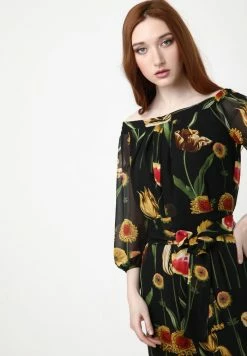 Madam-T Robe De Jour - Schwarz, Gelb 11 Madam-T Robe De Jour - Schwarz, Gelb -Madam-T Soldes 2022 80c6b23b49e8415c8e2ce774b07b2cec